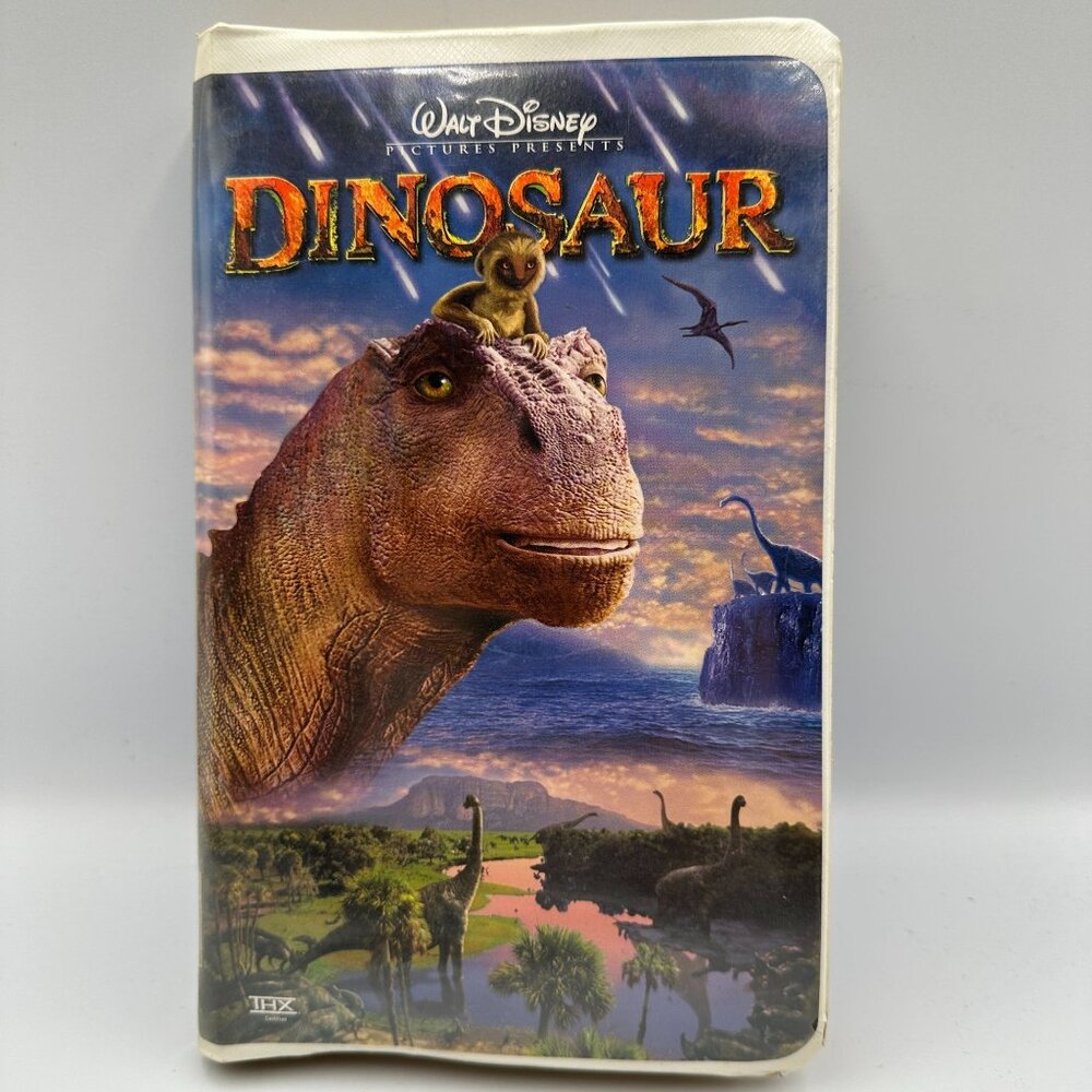 Walt Disney Dinosaur VHS 2000 Pre-Owned Animation Adventure Movie Clamshell